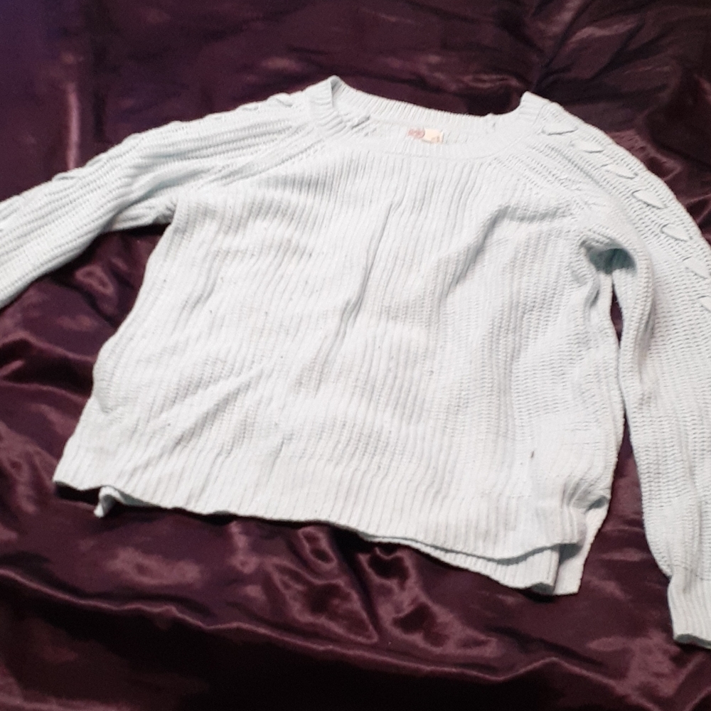 Light Blue Knit Sweater